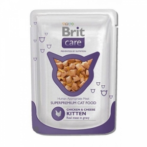 Brit Care для котят курица с сыром