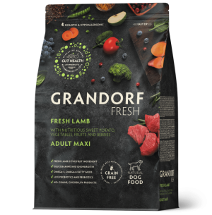 Grandorf Fresh Maxi Adult с ягненком и бататом