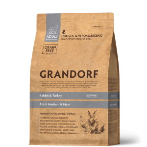 Grandorf Adult Medium & Maxi Для взрослых собак средних и крупных пород с кроликом и индейкой