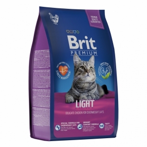 Брит Premium Light корм для кошек с избыточным весом