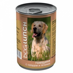 Dog Lunch  говядина с сердцем и печенью в желе