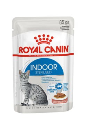 Royal Canin Pouch Indoor Sterilised в соусе, 85 гр