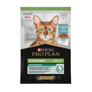 Pro Plan Nutrisavour® Sterilised (океаническая рыба в желе) 85г