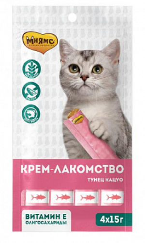 Мнямс Крем-лакомство с тунцом Кацуо