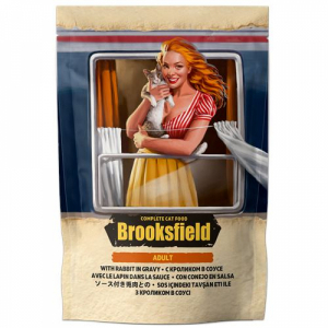 Brooksfield Adult Cat Кролик в соусе 85г