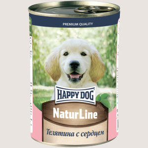 Happy Dog Natur Line Телятина с сердцем для щенков