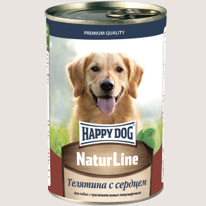 Happy Dog Natur Line Телятина с сердцем