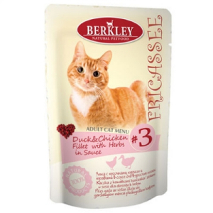 Berkley №3 Утка с кусочками курицы и травами в соусе