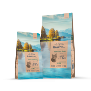 RAWIVAL Adult Cat Утка и индейка для взрослых кошек