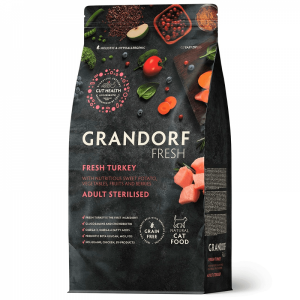 Grandorf Fresh Sterilised Корм с индейкой и бататом