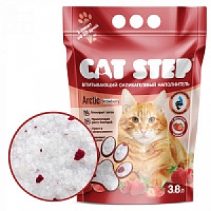 Cat Step Arctic Strawberry Силикагелевый наполнитель