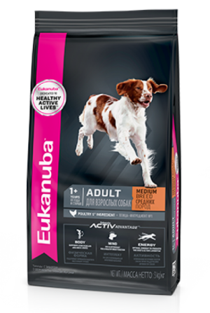 Eukanuba Adult Medium Breed для  средних пород