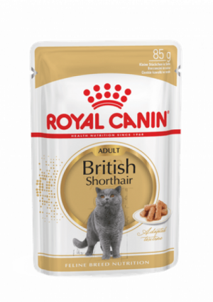 Royal Canin BRITISH SHORTHAIR ADULT (в соусе) 85г
