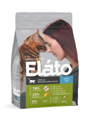 Elato Holistic Adult Cat Beautiful & Shiny Cat Hair Ocean Fish