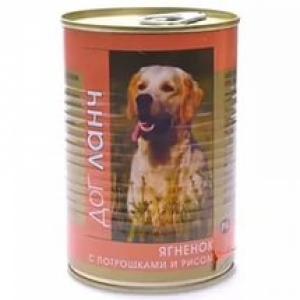 Dog Lunch ягнёнок с потрошками и рисом в желе