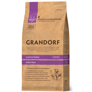 Grandorf Adult Medium & Maxi Для взрослых собак крупных пород с ягнёнком и индейкой