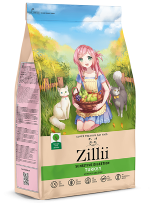 Zillii Sensitive Digestion Индейка для взрослых кошек с чувствительным пищеварением