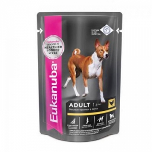 EUK Dog паучи для собак из курицы в соусе