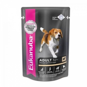 EUK Dog паучи для собак с ягненком в соусе