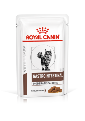Royal Canin Veterinary Diet Pouch Gastrointestinal Moderate Calorie Feline в соусе, 85 гр
