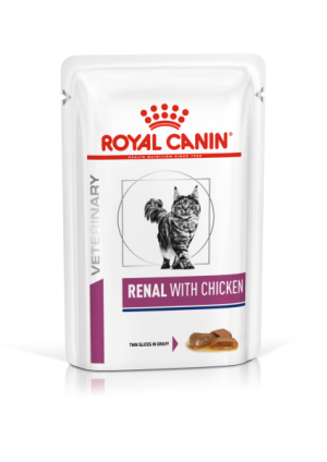 Royal Canin Veterinary Diet Pouch Renal Feline с курицей в соусе, 85 гр