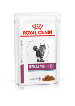 Royal Canin Veterinary Diet Pouch Renal Feline с рыбой в соусе, 85 гр