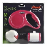 Flexi набор ( рулетка New Classic Basic М (до 20 кг) трос 5 м +led фонарик + Multi-box )