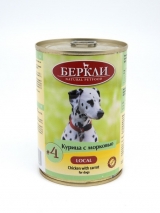 Berkley #4 Курица с морковью для собак , 400 гр