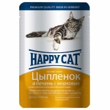 Happy Cat кусочки в желе 85гр