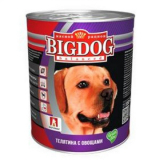 BIG DOG Grain Line для собак "Телятина с овощами"