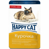 Happy Cat Курочка желе STERILIZED 85гр