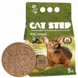 Cat Step Olive Original Растительный комкующийся наполнитель