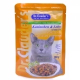 Dr.Clauder's с кроликом и печенью для кошек