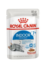 Royal Canin Pouch Indoor Sterilised 7+ в соусе, 85 гр