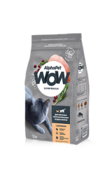 AlphaPet WOW Superpremium Для взрослых стерилизованных кошек с цыплёнком