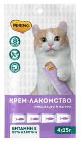 Мнямс Крем-лакомство с тунцом Кацуо и Магуро