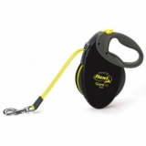 Flexi рулетка Giant Neon L(до 50 кг) светоотражающий ремень 8м