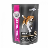 EUK Dog паучи для собак с ягненком в соусе