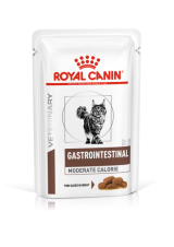 Royal Canin Veterinary Diet Pouch Gastrointestinal Moderate Calorie Feline в соусе, 85 гр