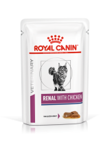 Royal Canin Veterinary Diet Pouch Renal Feline с курицей в соусе, 85 гр