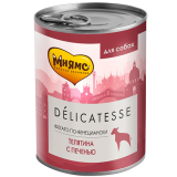 Мнямс Delicatesse Фегато по-Венециански Паштет из телятины с печенью для собак всех пород