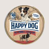 Happy Dog Mini Телятина с сердцем паштет