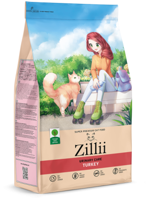 Zillii Urinary Индейка для контроля PH у взрослых кошек